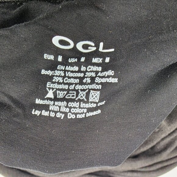 OGL Women's Dark Heather Gray Collared Long Sleeve Midi Dress - Picture 3 of 10